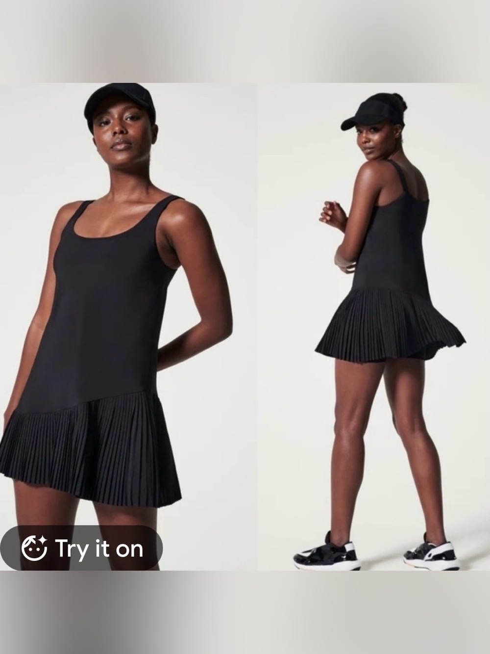 Spanx Athletic Pleated Hem Tank Dress - Women